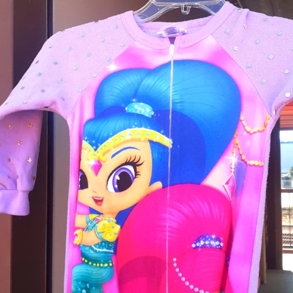✨Pink Purple Pants✨Girls 4✨1 pc Pajama Help ? CHARACTER?